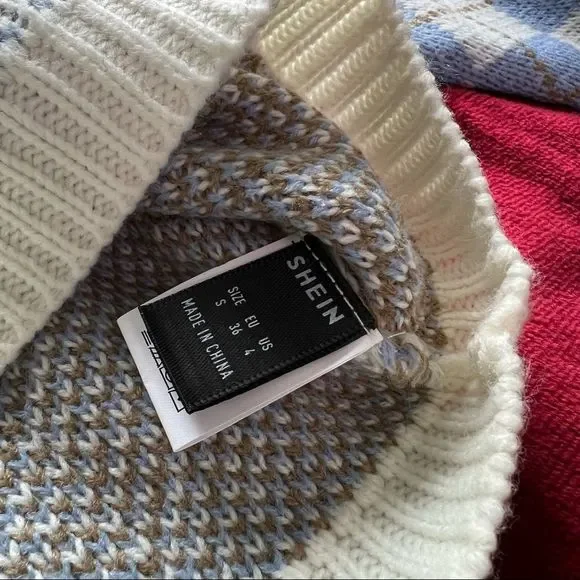 Pattern crop sweater  - Picture 9 of 9